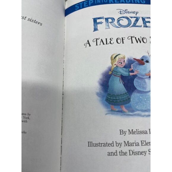 Step into Reading reading with help Disney Frozen A Tale of Two Sisters READ - Picture 5 of 5